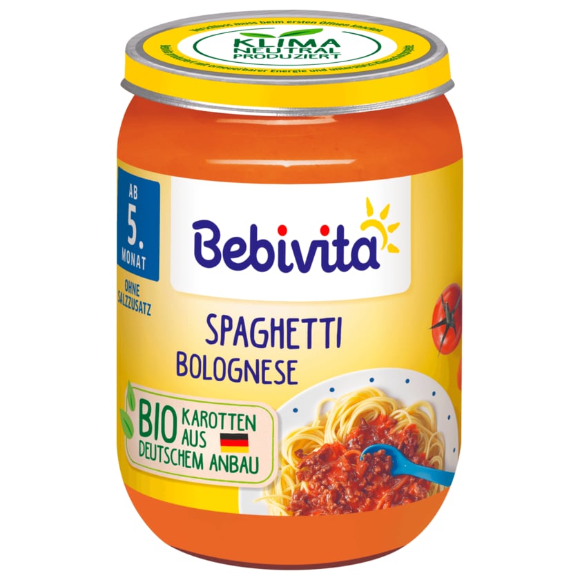 Bebivita Bio Spaghetti Bolognese 190g